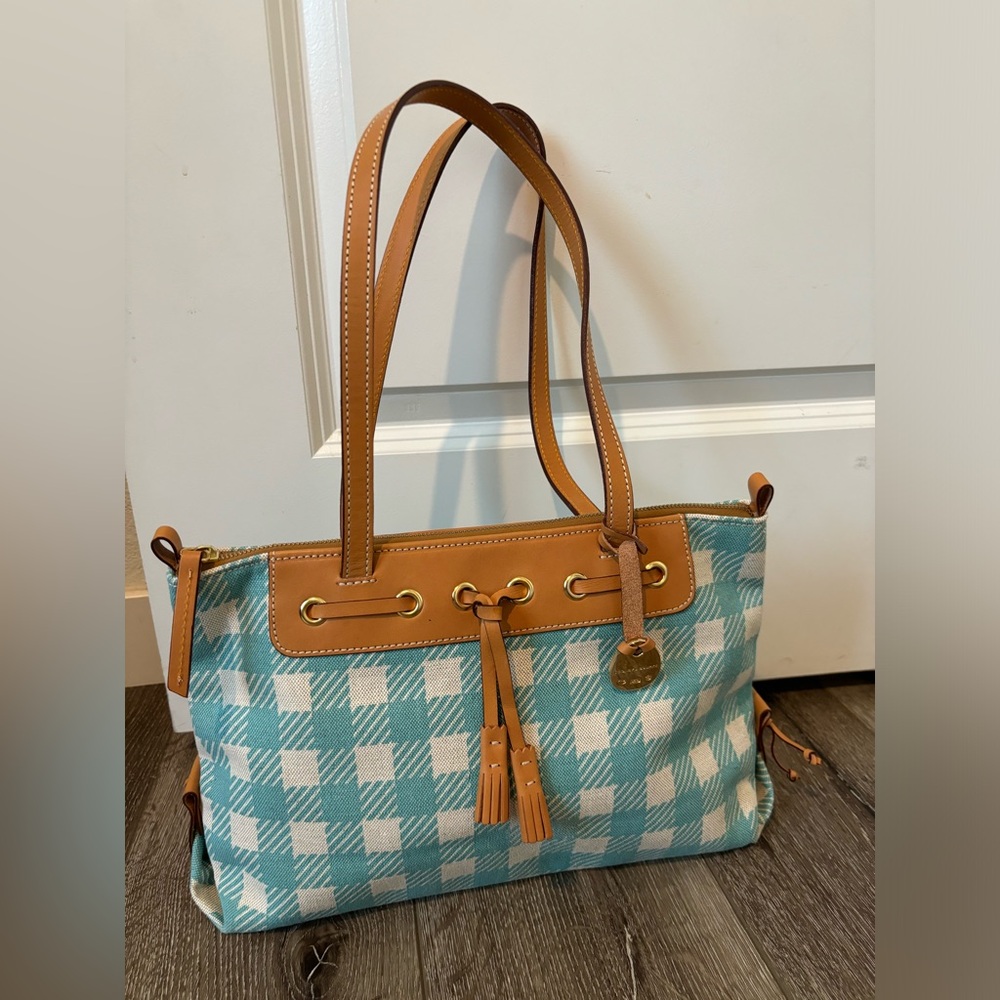 Dooney & Bourke Large Tassle Zip Top